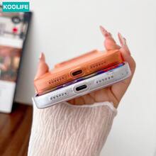 Koolife 1件装沙漠金磁吸半透明手机壳，大镜头窗口，磨砂防摔防震保护套，兼容苹果17/17pro/17promax/17Air/16/15/14/13/12/11 - 透咖 - 查看 4