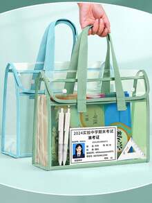 1 pieza Carpeta de archivo acordeón portátil y expandible con 13 bolsillos, adecuada para sobres tamaño A4, caja de almacenamiento de documentos, bolsa de archivo, organizador, ideal para uso en el hogar, la escuela y la oficina - A - Ver 9