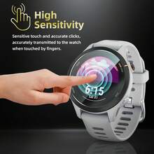 Bộ 4 miếng dán bảo vệ màn hình - Độ cứng 9H, Chống trầy xước, Màn hình siêu rõ nét, Lớp phủ chống bám vân tay, Phủ toàn màn hình, Không bọt khí, Chất liệu kính cường lực, Bảo vệ đồng hồ thông minh khỏi trầy xước và hao mòn, Trong suốt, Phù hợp với Forerunner 620/630/225, Lý tưởng cho những người đam mê công nghệ và yêu thích thể thao ngoài trời. - 4 chiếc, trong suốt - Xem 3