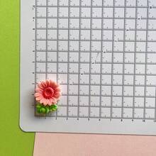 30pcs Colorful Sunflower Handmade DIY Hair Clips, Cream Resin Accessories, Elegant Decorative Pieces - Multicolor - View 2