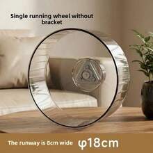 Hamster Exercise Wheel With Silent Design, Hanging Wall-Mounted Hamster Toy For Habitat Decoration - View 10
