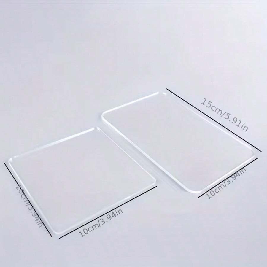 1 cái dụng cụ cán đất sét acrylic trong suốt, dụng cụ làm gốm, hình tròn 10x10cm và 10x15cm, bền chắc, tạo hình mịn màng, thích hợp cho việc làm gốm sứ bằng đất sét polymer. - Bàn chà tự chế - Xem 1