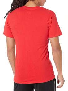 Camiseta clásica para hombres Champion, gráfico triangular - Rojo - Ver 2