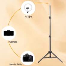 110cm Extendable Tripod Stand, Portable Live Streaming Photography Tool, No Battery Required, Practical Accessory - View 8