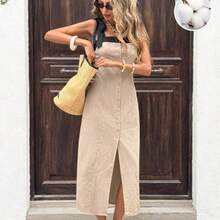 Women's Summer Vacation Casual 100% Cotton Colorblock Lace-Up Front Button Midi Dress,Black Colorblock Midi Dress,Contrast Edging ,For Women Vacation Outfits Woman Beach Outfits For Woman Dresses For Women Elegant Sundress Business Casual Woman,Casual Dresses For Women Summer Vacation Outfits Wedding Guest Dress For Women Carnival Dress ,Summer Dress,Summer Dresses For Women - Multicolor - Ver 6