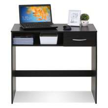 Computer Study Writing Desk, Espresso, Model:15110EXBR - Espresso - View 4