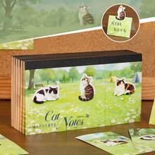 Kertas Tempel 3D Motif Kucing, Memo Lucu, Personalisasi, Kreatif, Motif Anak Kucing, Hewan Peliharaan, 90 Lembar - Satu-Ukuran - View 16