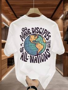 Camisetas de hombre para primavera y verano - Blanco - Ver 12