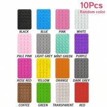 1Pc/4/6/10/12/15Pcs Multi-Color And Random Color Options, Multi-Functional Silicone Suction Cup Phone And Tablet Stand - Strong Adhesion Washable Decorative Phone Accessory - Multicolor - View 32