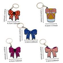 Cute Bow/Gift Can Opener Keychain, Portable Soda Beer Can Opener, Easy Pull Ring Tool, Outdoor Camping Mini Beverage Opening Tool, Perfect Gift For Girls, Cute Bag Decoration For Daily Use - View 7
