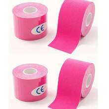 2 Rolls Multi-Color Self-Adhesive Knee Protector Bandage, Elastic Sports Tape Suitable For Gym Fitness Training - 5cm*5m - View 20