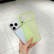 磨砂半透明 TPU 軟殼，相容 iPhone 17 Pro Max、16 Pro Max、15、13 - 綠色 - 查看 10