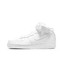 Nike Air Force 1 07 OG Retro Style Mid-Top Sneakers, Unisex, White - 315123-111 - View 8