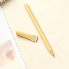10Pcs Paper Ballpoint Pens, Plastic-Free Writing Set 10PcsStationery EcoFriendlyPens PlasticFreeSet StudentPens OfficeSupplies - Paper Ballpoint Pen - View 4