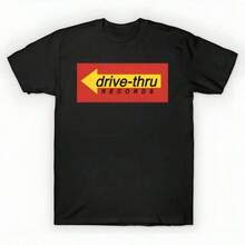 Latest Camiseta de moda para mujerCamiseta de Algodón Oversized Estampada Unisex, Negra Sólida, Casual, con Diseño Gráfico, Prenda Esencial para Verano, Tallas S-3XL Drive-Thru Records - Drive Thru Records,Top de manga corta para verano,blusas para mujer,La elección perfecta para tus atuendos de San Valentín,playeras niño,Camiseta para aficionados de la Copa de Fútbol,playeras de mujer - Negro - Ver 6