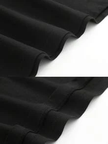 Camiseta Oversize Vintage con Diseño de Sol y Luna Bohemios - Camisetas Holgadas 100% Lavadas al Ácido para Mujer y Hombre, Diseño Gráfico con Elementos Florales, Nueva Edición, Perfecta para Uso Casual de Verano - Negro - Ver 6