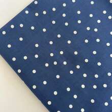 1 pièce Tissu à motif pois vintage, multicolore, noir, beige, bleu 3 couleurs, imprimé de pois sur coton, convient pour la confection de vêtements rétro, hauts, couture DIY, artisanat et décoration d'intérieur, largeur 145 cm, vendu au mètre - petits pois - Voir 20