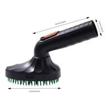 A Pet Hair Cleaning Brush With Soft Bristles, 32mm In Diameter, Suitable For Vacuum Cleaners - An Ideal Choice For Dog Lovers, Non-Electric, Made Of Durable Plastic - [black] - View 6