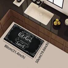 1 buah Keset Dapur, Karpet Drainase Tahan Lama, Cocok untuk Dapur, Ruang Tamu, Pintu Masuk, Balkon, Dekorasi Rumah, Anti-Selip, Kedai Kopi, Bar, Liburan, Pesta, Kamar Tidur, Alas Hewan Peliharaan, Dekorasi Kamar Mandi - MultiWarna - View 20