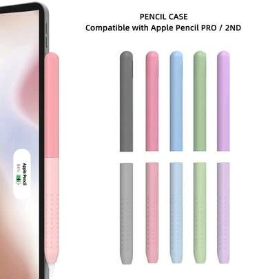 Funda protectora de silicona para Apple Pencil Pro y Apple Pencil de 2da generación