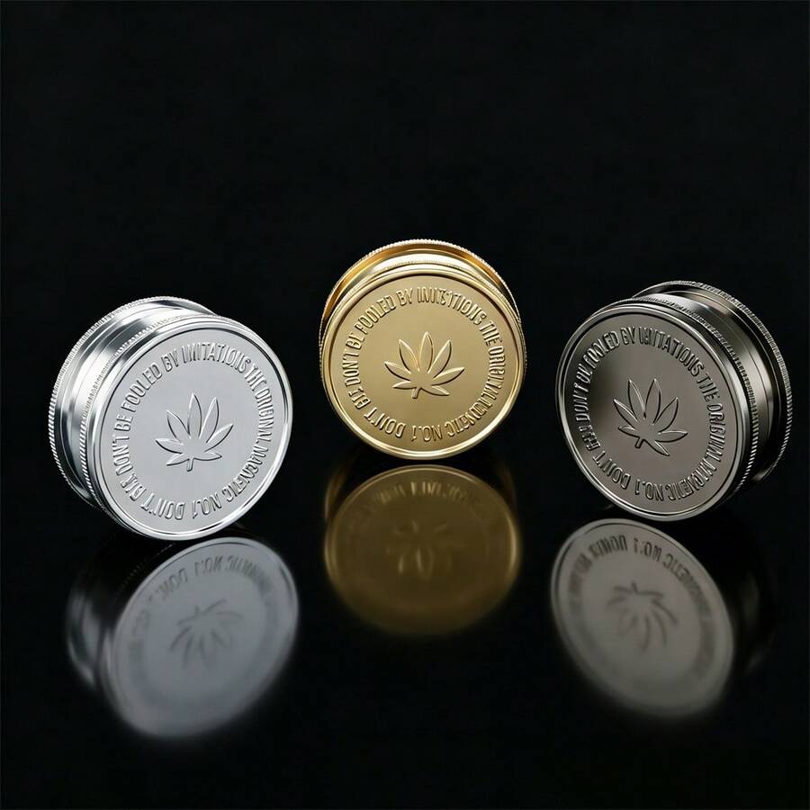 60MM-2層塑料亮面風格研磨器，適合手捲煙民，多色可選，60MM直徑2層研磨器！旅行必備便攜研磨器！