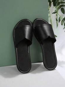 Women's Slippers, Soft Bottom Beach Shoes, New Summer Women's Shoes - Black - View 5