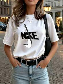 Dam-T-shirts - Vitt - Visa 4