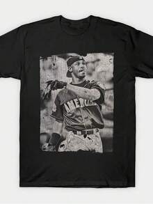 Camiseta de Manga Corta Extremadamente Versátil para Hombre, Estilo Casual para Todas las Temporadas - Negro - Ver 1