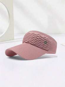Chapéu de Sol Ajustável (1 unidade), Unissex, Casual, Multifuncional, Respirável e com Proteção Solar, Ideal para Uso Diário, Versátil e Moderno para Férias e Festivais. - Multicolorido - Ver 7