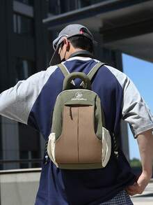 Unisex Lightweight Minimalist Backpack, Portable Large Capacity Student Bookbag For Outdoor, Casual Travel,Y2k - Multicolor - View 8