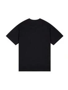Summer Tops, Men's T-Shirt, Summer Tops Dream JJ Maybank Vintage Men's T-Shirt, Bank Movie Style, Soft Fabric, Short Sleeves, Casual Crew Neck T-Shirt, Cotton T-Shirt, Streetwear Cotton T-Shirt, Summer Clothing - 黑色 - 查看 2