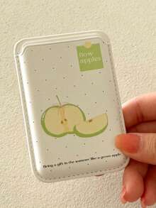 1pc Korean Style Leather Magnetic Card Holder - Multicolor - View 20