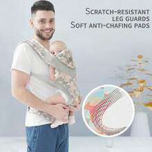 Baby Carrier For Newborns From Birth, On The Go Multifunctional, For Babies From 0 To 36 Months, Toddlers Up To 15 Kg - Tarnfarbe - View 4