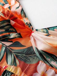 MEXGlowEve Vestido sin mangas con estampado floral, estilo casual de vacaciones para mujerMEX URCZ - Multicolor 2 - Ver 3