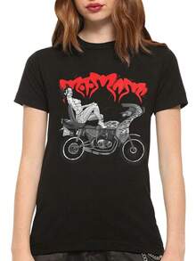 Women T-Shirts - Black - View 1