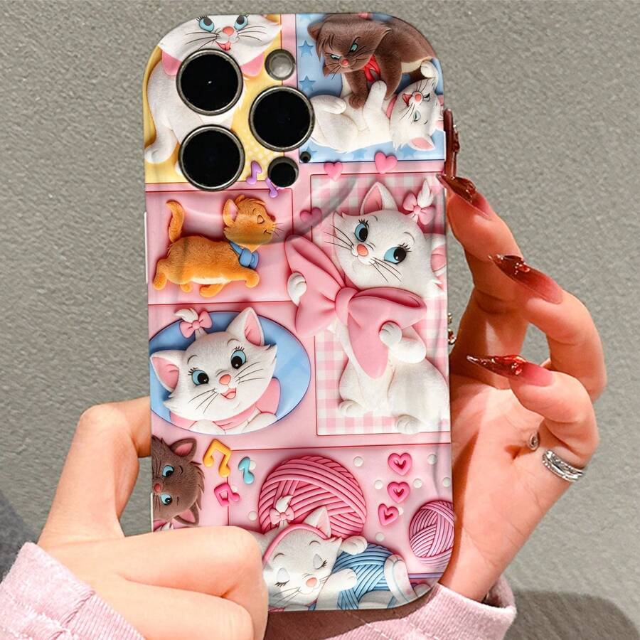Disney Mickey Mouse Phone Case, Official Disney Character Design, Sweet Plush Mickey With Giant Ice Cream Cone Protective Cover. Compatible With IPhone 17, 16, 15, 14, 13, 12, 11 Pro Series, Featuring Mickey Holding A Towering Stack Of Colorful Ice Cream Cones In Front Of A Pastel-Colored Ice Cream Shop Background, Perfect For Disney Fans And Mickey Lovers To Showcase Their Favorite Character, Ideal For Birthdays, Holidays, Anniversaries, Graduation Gifts, Or Any Special Occasion To Surprise Family, Friends, Classmates, And Loved Ones. - trắng - Xem 1