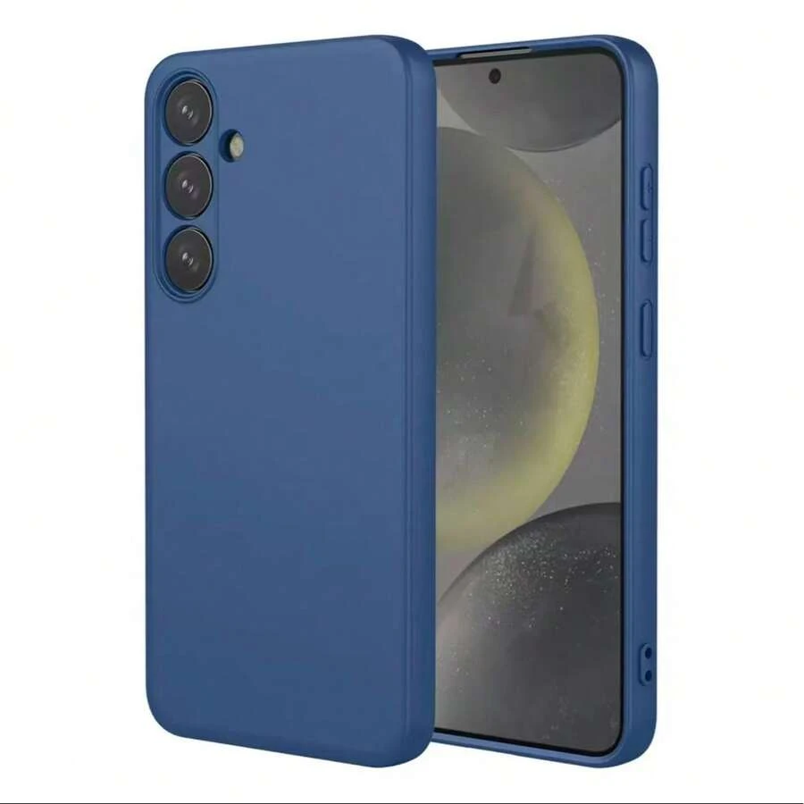 Ốp lưng điện thoại silicon lỏng cho Galaxy S25 Ultra và 13/16 Pro Max/11, chống nước, chống sốc, chống rơi vỡ, chống trầy xước. - Màu xanh lam - Xem 1