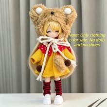 17厘米BJD娃娃服装套装，精致可爱时尚美艳BJD娃娃服装套装，可更换配饰，新年/圣诞节/生日礼物（仅含服装，不含娃娃和鞋子） - 彩色 - 查看 14