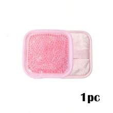 1pc Square Reusable Ice Pack, Face, Hand, Foot Cold Compress, Soft Gel Bead Cooling Pad, Suitable For Home, Gym, Travel, Daily Cooling Essential - Multicolor - View 9