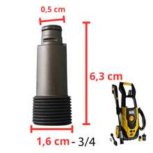 Adaptador Conector Prolongador Tramontina Master 1900 - Preto - Visão 5