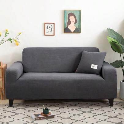 Bộ 1 vỏ bọc ghế sofa sang trọng (bao gồm 1 vỏ gối tựa), thân thiện với thú cưng, trang trí đẹp mắt, phù hợp cho phòng khách, phòng ngủ, phòng ăn, mọi mùa.