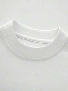 Camiseta de algodón pesado 100% con estampado personalizado divertido de gato 220g - Blanco - Ver 5