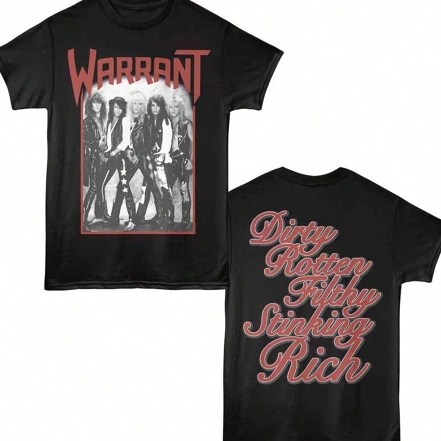 WARRANTss DRFSR Front And Back Print T-Shirt - Black - View 1