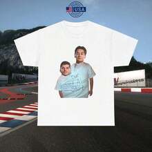 Funny George Russell &   Crash Unisex T-Shirt - Perfect Gift For  Racing Fans - Black - View 5
