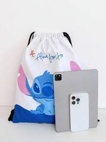 Disney 1个迪士尼背包,卡通抽绳背包,儿童背包,可扩展胸包,旅行包,多功能收纳包,时尚手提包,牛津布单肩包 - 彩色 - 查看 9