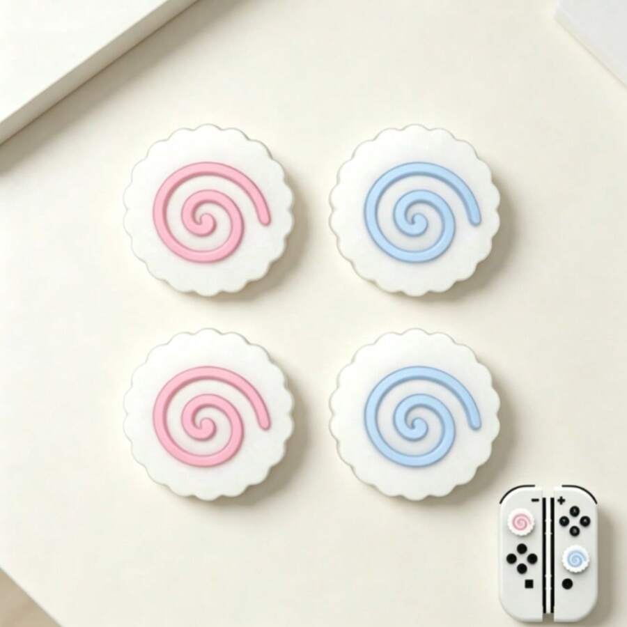 IINE Silicone Thumb Grip, Compatible With Switch 1/OLED/Lite Controller, Thumb Grip, Protective Cover, Joystick Cap, Cute Gaming - View 1