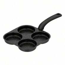 SOKANY 4-In-1 Non-Stick Omelette Pan, Multifunctional All-In-One, Cast Iron, Even Heat Distribution, Dishwasher-. Suitable For Pancakes, Eggs, And Other Kitchen Uses. - Black - View 10