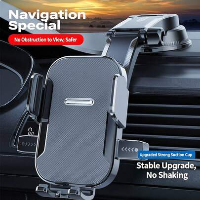 Car Phone Holder Suitable For IPhone 17 Pro Max 16 15 14 13 12 And Android Phones, Dashboard Car Phone Holder