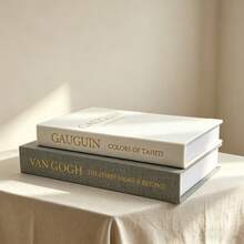 2pcs Linen Decorative Book Boxes, Elegant Decor For Coffee Table, Bookshelf Or Fireplace - Modern Home Decor, Suitable For Photo Storage And As Keepsake Boxes - Green-4 - View 2