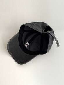 1pc Soft Crown Minimalist Snapback Cap, Baseball Hat, Small Face Flattering, Solid Color, Suitable For Spring/Summer Outdoor, Wide Brim Sun Protection,Beach,Vacation - Multicolor - View 6